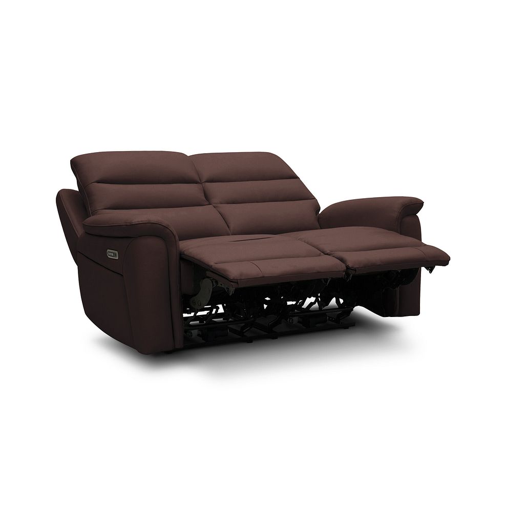 Jarrod 2 Seater Electric Recliner in Chestnut Leather 4