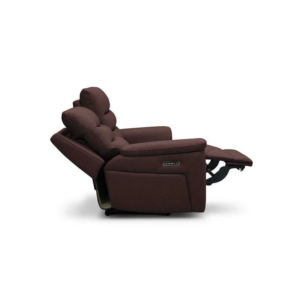 Jarrod 2 Seater Electric Recliner in Chestnut Leather 7