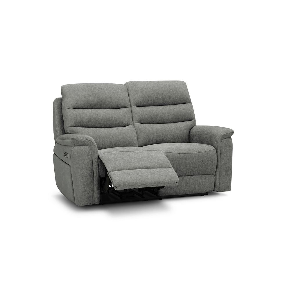 Jarrod 2 Seater Electric Recliner in Darwin Mushroom Fabric 2
