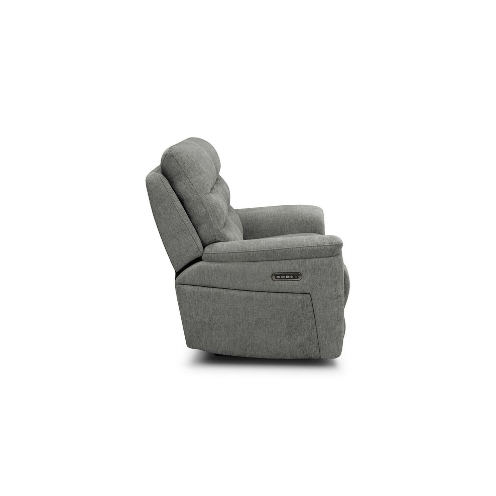 Jarrod 2 Seater Electric Recliner in Darwin Mushroom Fabric 6