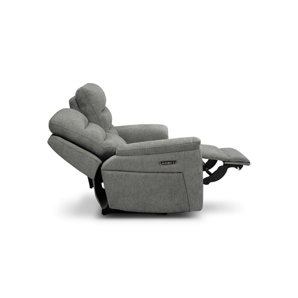 Jarrod 2 Seater Electric Recliner in Darwin Mushroom Fabric 7