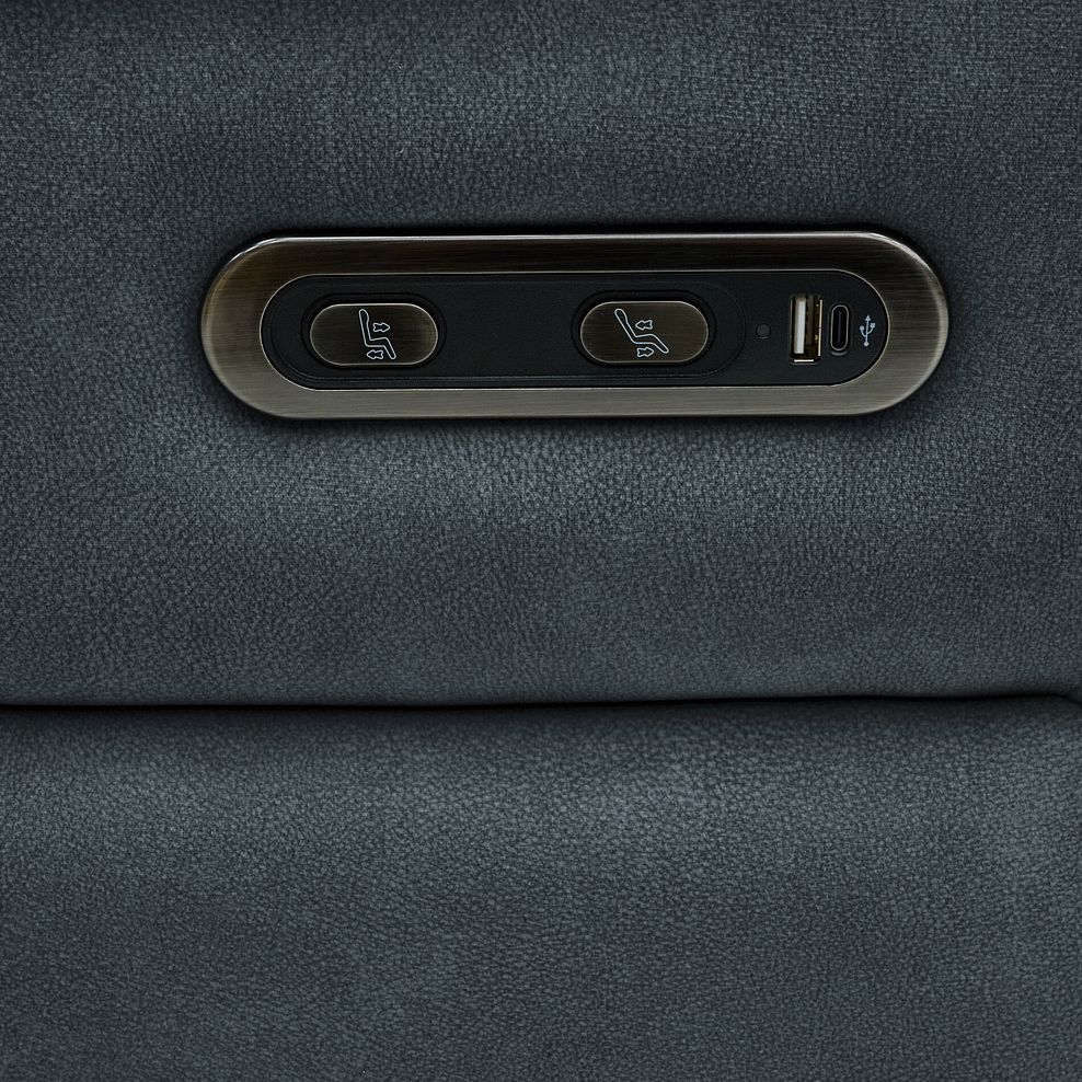 Jarrod 2 Seater Electric Recliner in Dexter Shadow Fabric 10