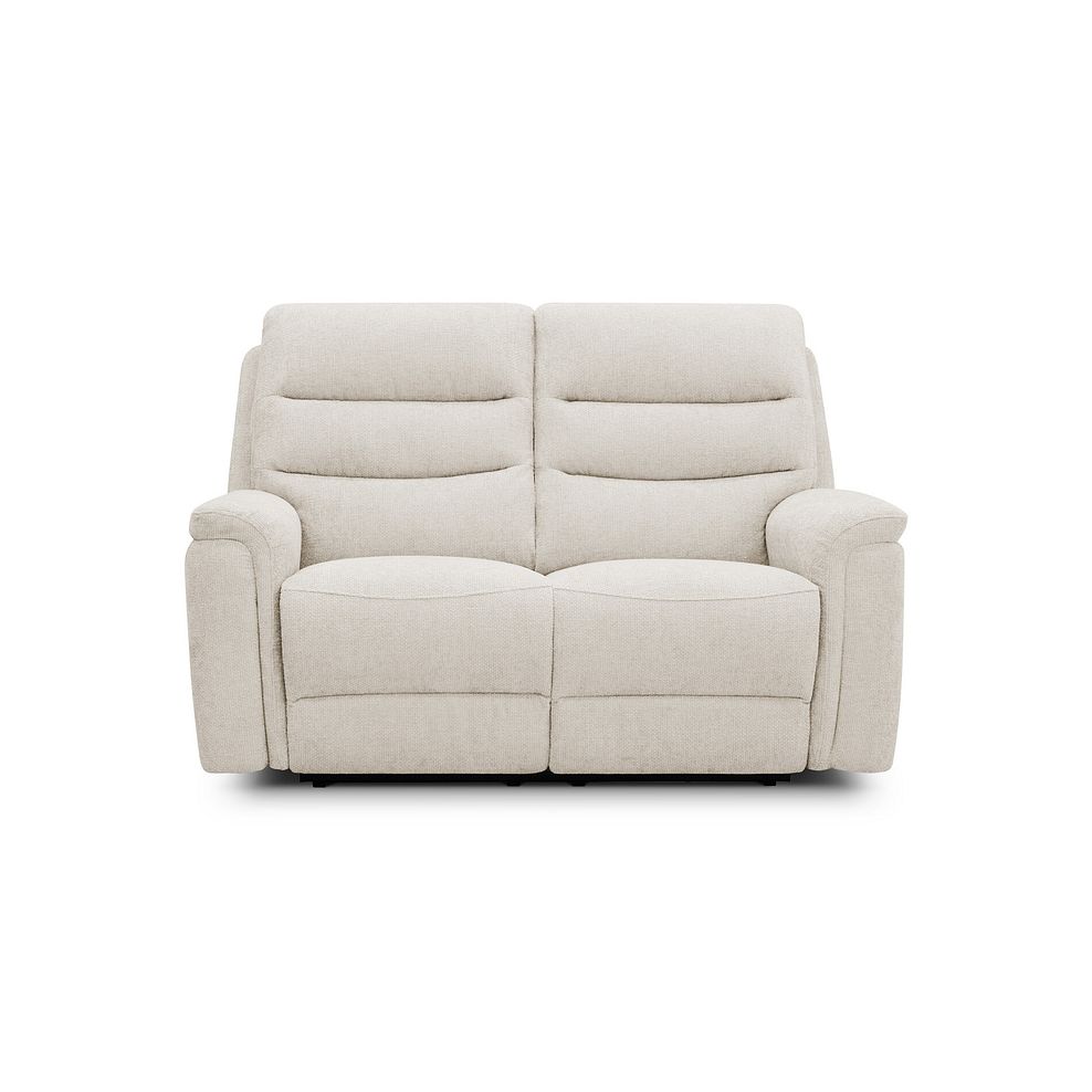 Jarrod 2 Seater Electric Recliner in Hopsack Natural Fabric 5