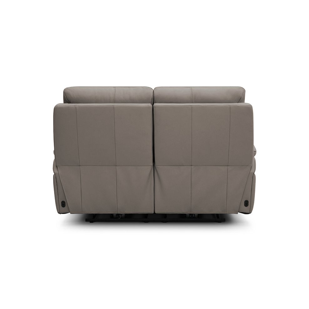 Jarrod 2 Seater Electric Recliner in Oyster Leather 8