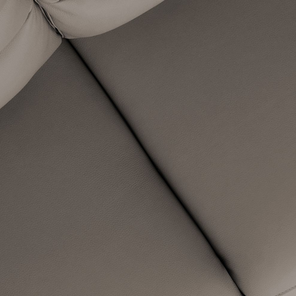 Jarrod 2 Seater Electric Recliner in Oyster Leather 12