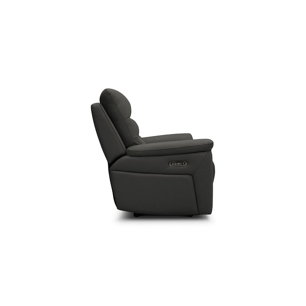 Jarrod 2 Seater Electric Recliner in Storm Leather 6