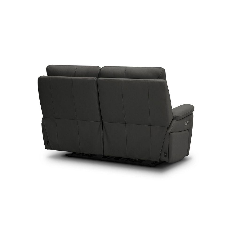 Jarrod 2 Seater Electric Recliner in Storm Leather 9