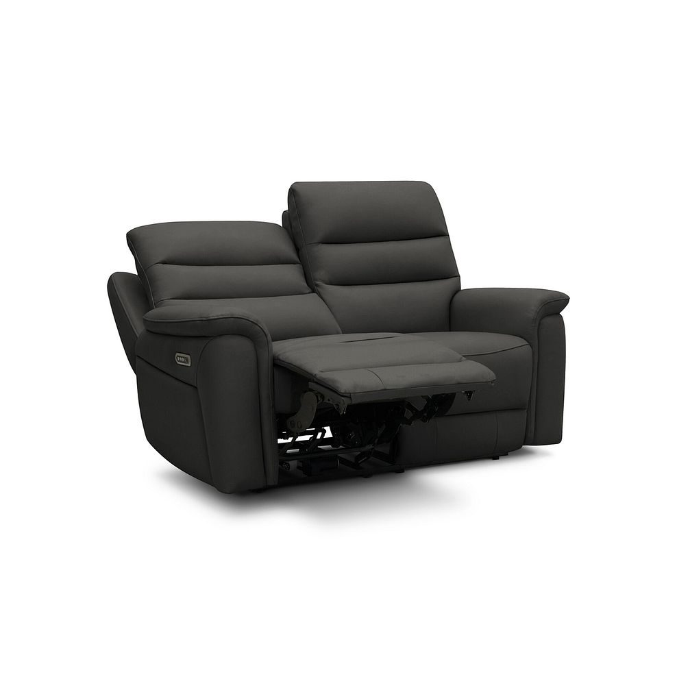 Jarrod 2 Seater Electric Recliner in Storm Leather 3