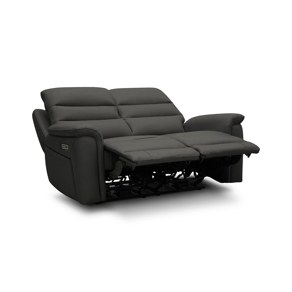 Jarrod 2 Seater Electric Recliner in Storm Leather 4