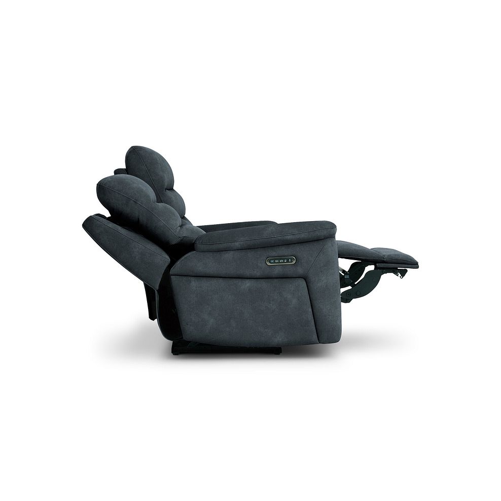 Jarrod 2 Seater Power Recliner with Adjustable Power Headrest and Lumbar Support in Dexter Shadow Fabric 8