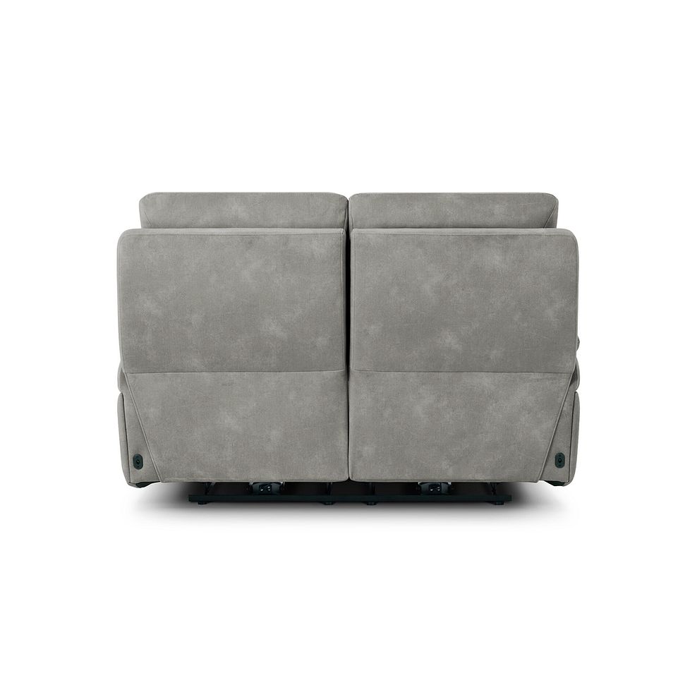 Jarrod 2 Seater Power Recliner with Adjustable Power Headrest and Lumbar Support in Dexter Stone Fabric 9