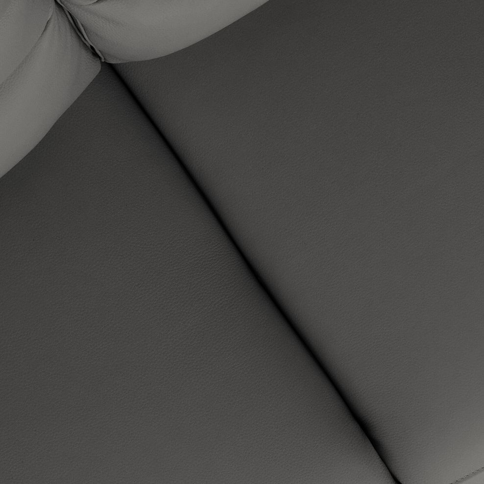 Jarrod 2 Seater Power Recliner with Adjustable Power Headrest and Lumbar Support in Elephant Grey Leather 13