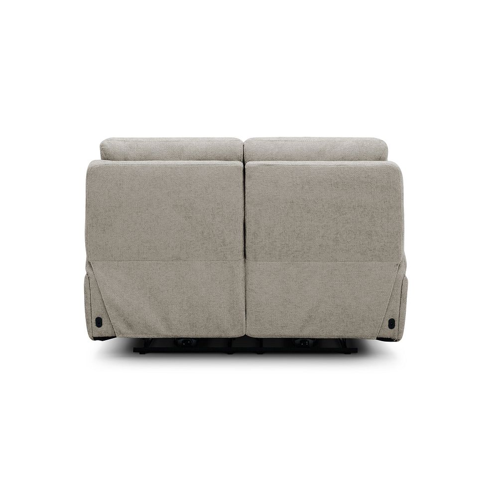 Jarrod 2 Seater Power Recliner with Adjustable Power Headrest and Lumbar Support in Hopsack Linen Fabric 13