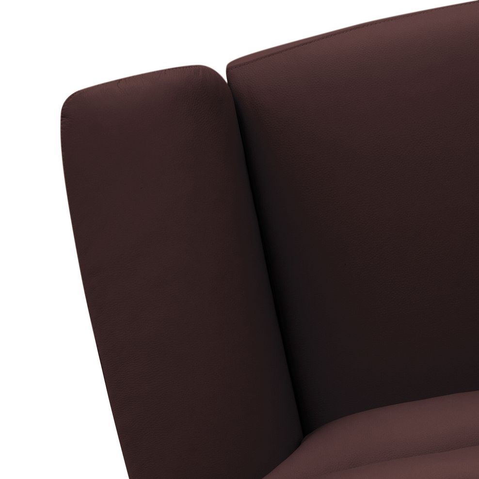 Jarrod 2 Seater Power Recliner with Console in Chestnut Leather 16