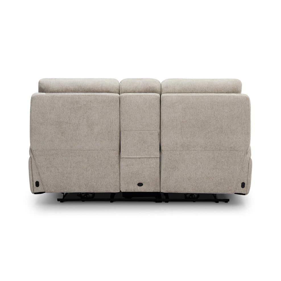 Jarrod 2 Seater Power Recliner with Console in Darwin Mink Fabric 7