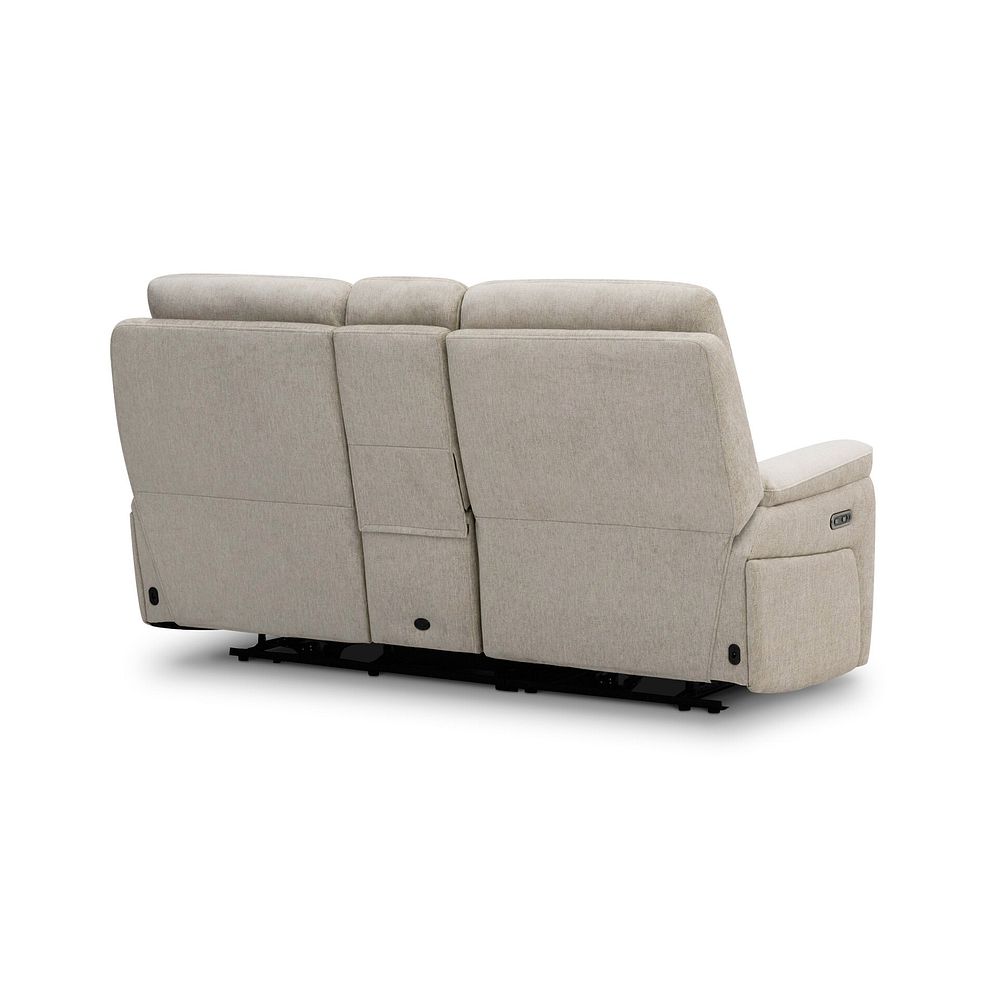 Jarrod 2 Seater Power Recliner with Console in Darwin Mink Fabric 8