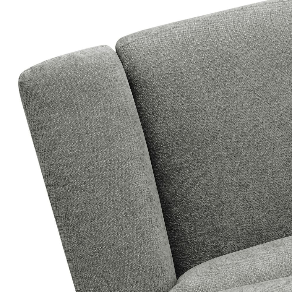 Jarrod 2 Seater Power Recliner with Console in Darwin Mushroom Fabric 11
