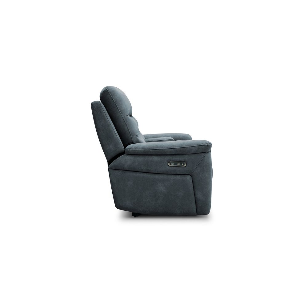 Jarrod 2 Seater Power Recliner with Console in Dexter Shadow Fabric 7