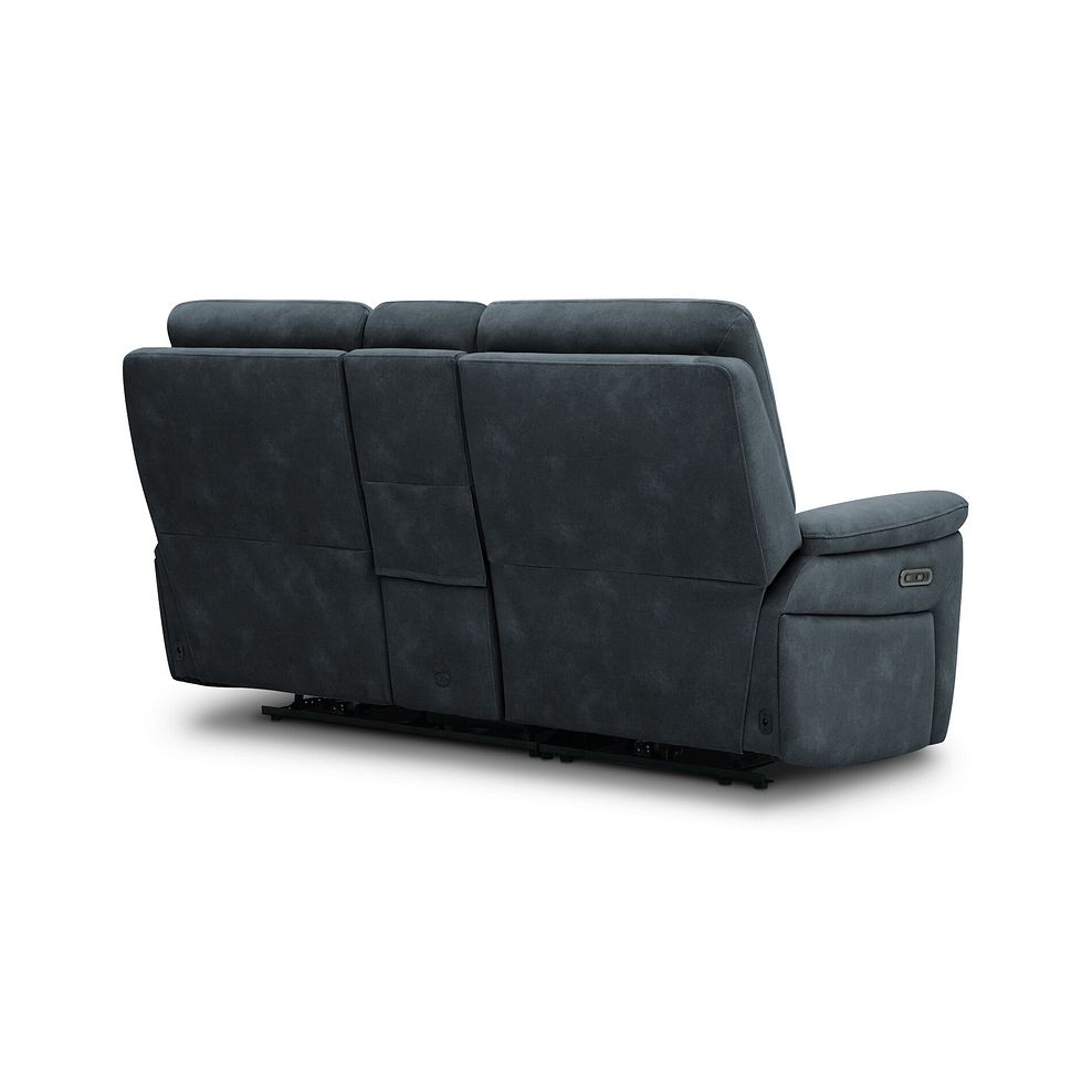 Jarrod 2 Seater Power Recliner with Console in Dexter Shadow Fabric 10