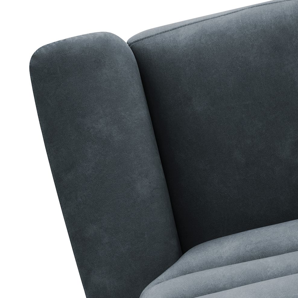 Jarrod 2 Seater Power Recliner with Console in Dexter Shadow Fabric 12