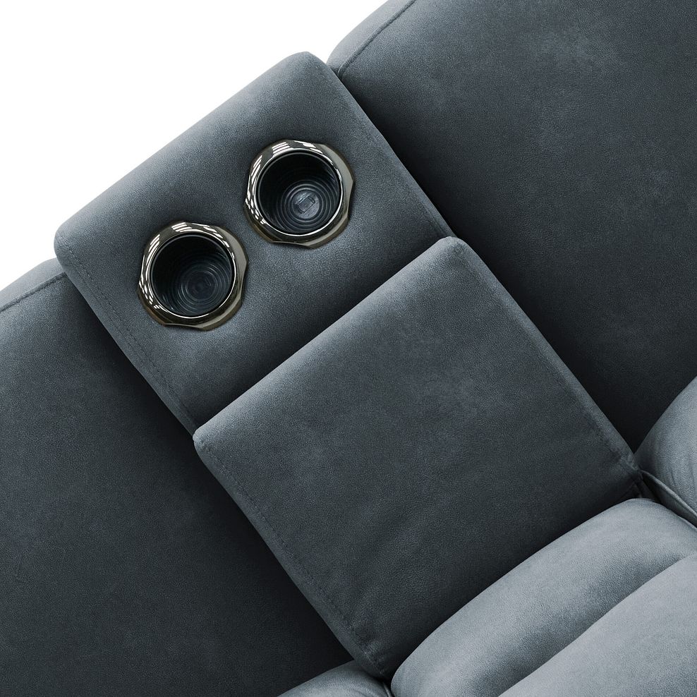 Jarrod 2 Seater Power Recliner with Console in Dexter Shadow Fabric 16