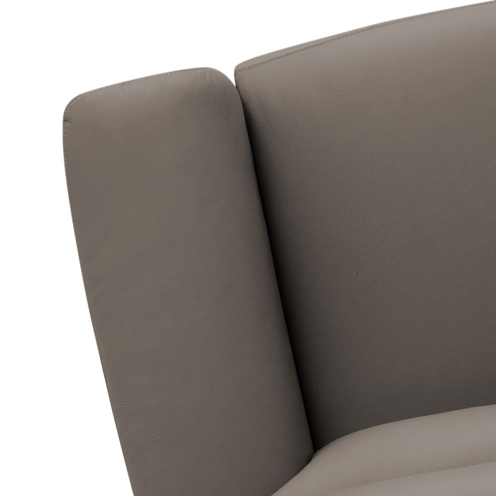 Jarrod 2 Seater Power Recliner with Console in Oyster Leather 16