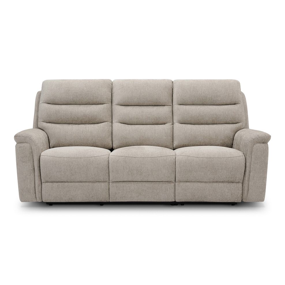 Jarrod 3 Seater Electric Recliner in Darwin Mink Fabric 5