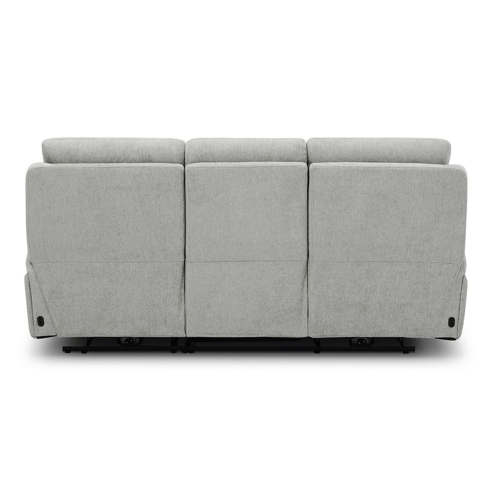 Jarrod 3 Seater Electric Recliner in Darwin Silver Fabric 8