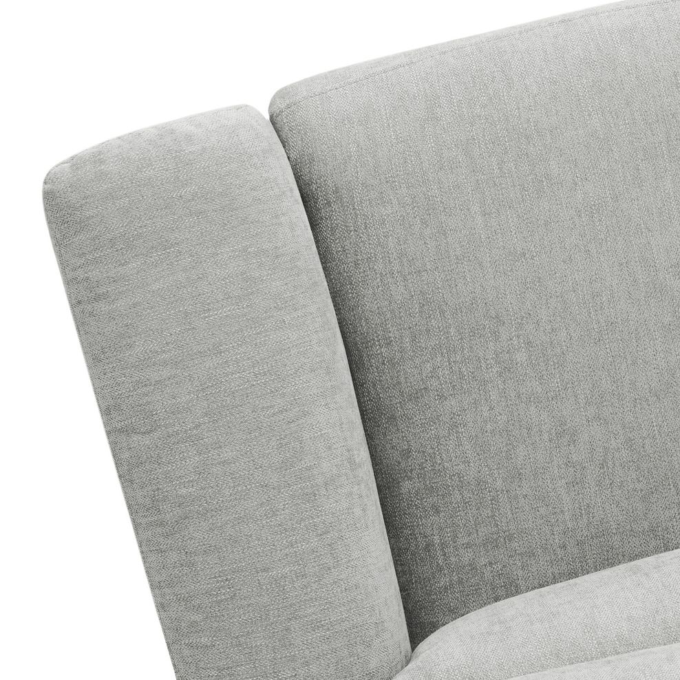 Jarrod 3 Seater Electric Recliner in Darwin Silver Fabric 12