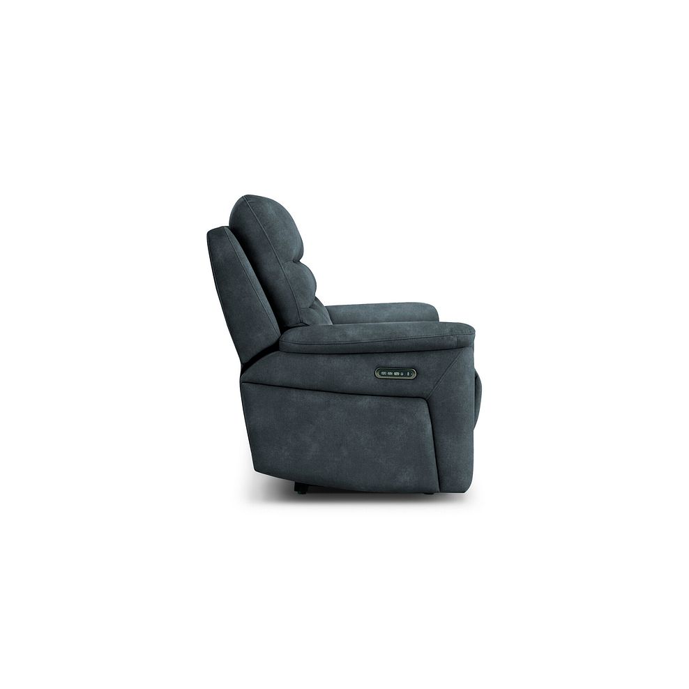 Jarrod 3 Seater Power Recliner with Adjustable Power Headrest and Lumbar Support in Dexter Shadow Fabric 7