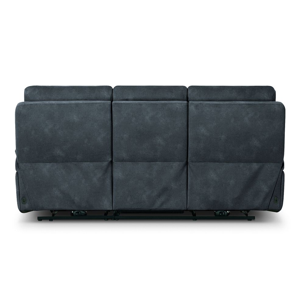 Jarrod 3 Seater Power Recliner with Adjustable Power Headrest and Lumbar Support in Dexter Shadow Fabric 9