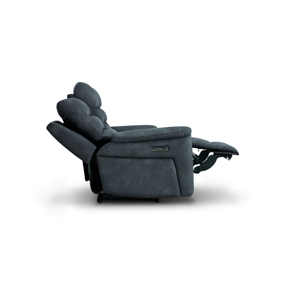 Jarrod 3 Seater Power Recliner with Adjustable Power Headrest and Lumbar Support in Dexter Shadow Fabric 8