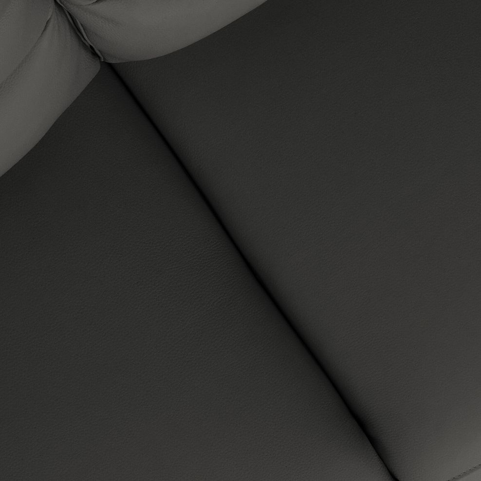 Jarrod 3 Seater Power Recliner with Adjustable Power Headrest and Lumbar Support in Storm Leather 13