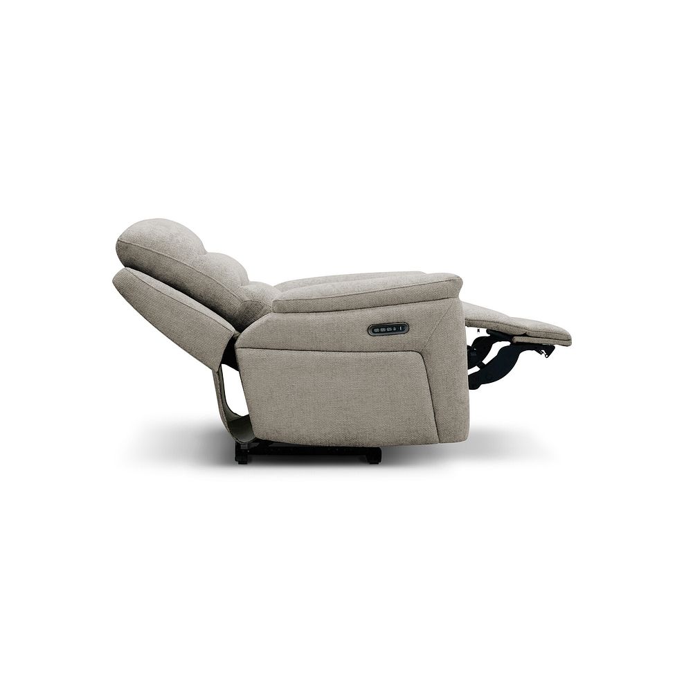Jarrod Power Recliner Armchair in Hopsack Linen Fabric 8