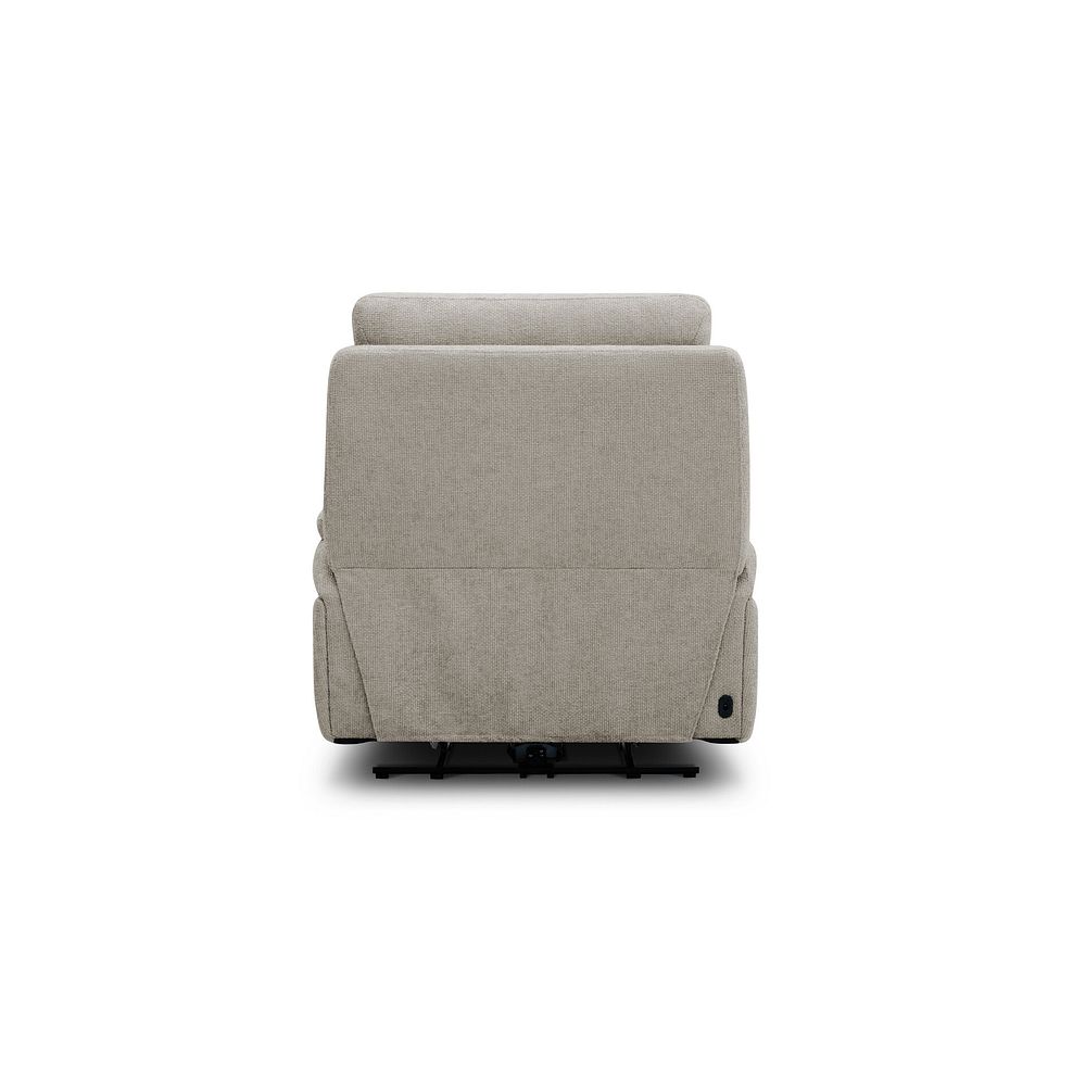 Jarrod Power Recliner Armchair in Hopsack Linen Fabric 10