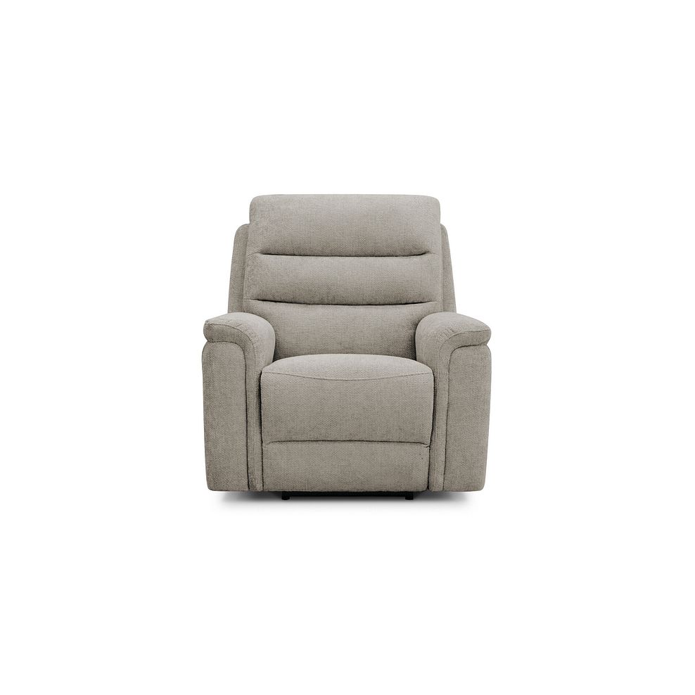 Jarrod Power Recliner Armchair in Hopsack Linen Fabric 6