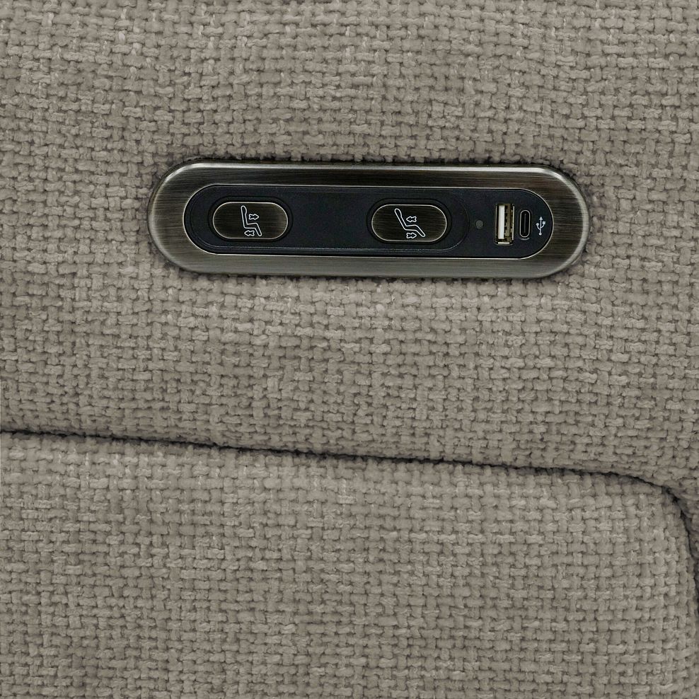 Jarrod Power Recliner Armchair in Hopsack Linen Fabric 11