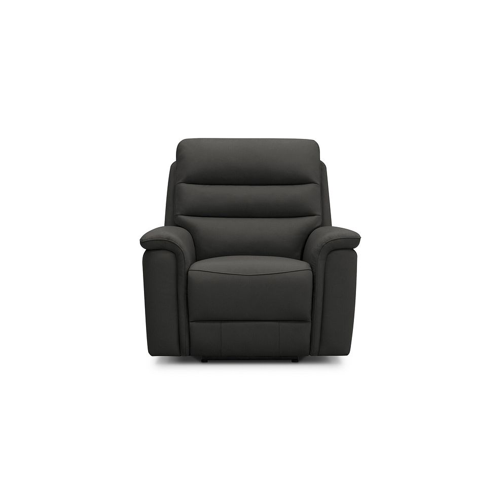 Jarrod Power Recliner Armchair in Storm Leather 4