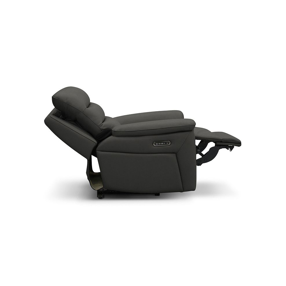Jarrod Power Recliner Armchair in Storm Leather 6
