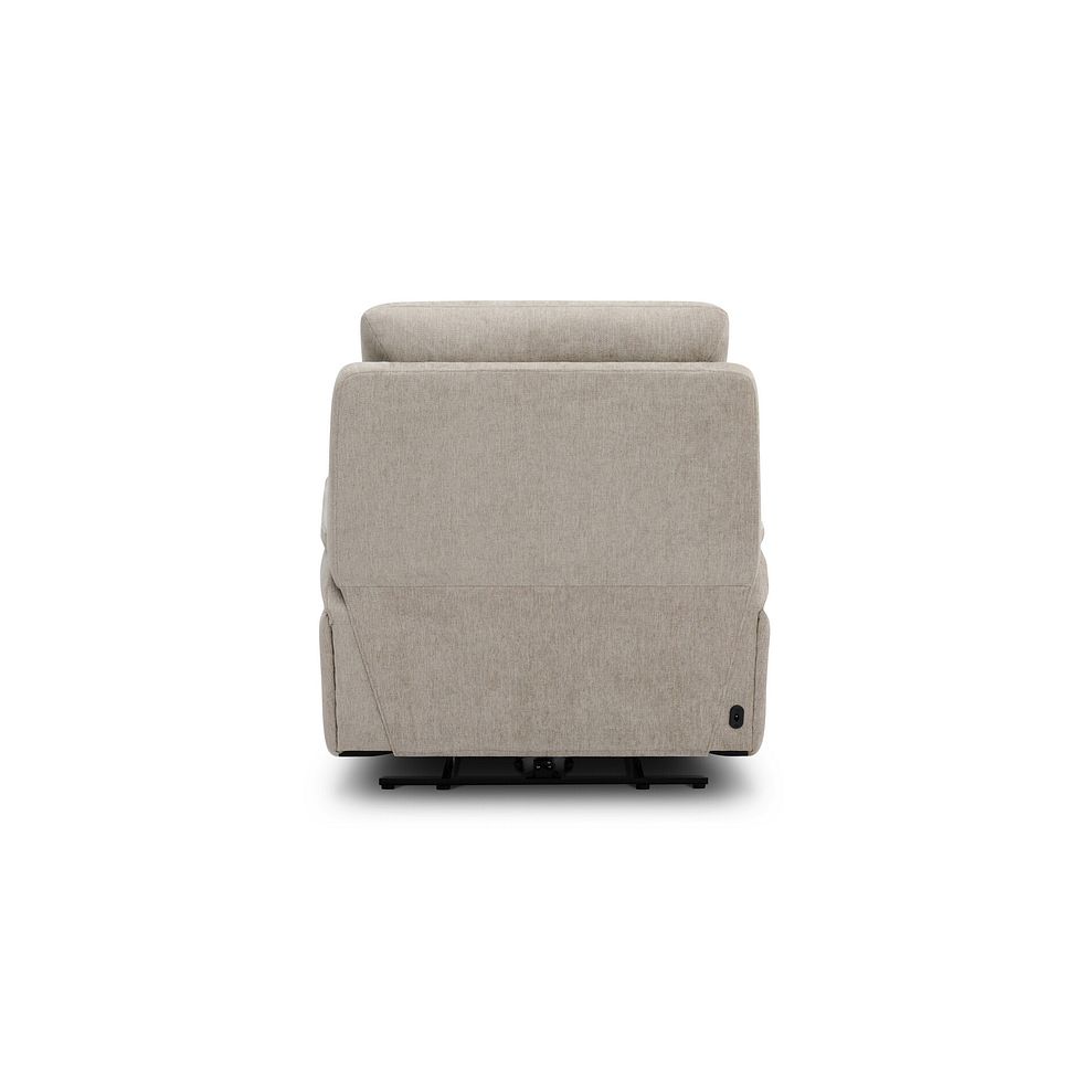 Jarrod Power Recliner Armchair with Adjustable Power Headrest and Lumbar Support in Darwin Mink Fabric 11