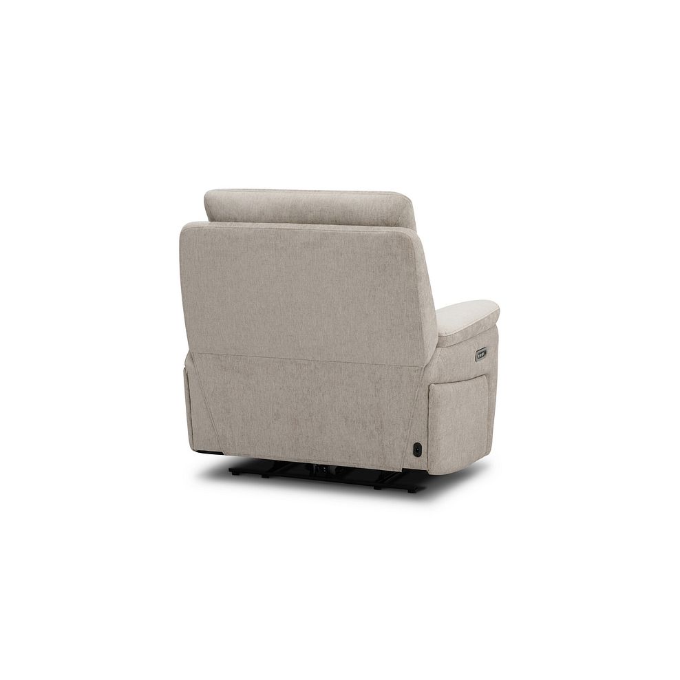 Jarrod Power Recliner Armchair with Adjustable Power Headrest and Lumbar Support in Darwin Mink Fabric 12