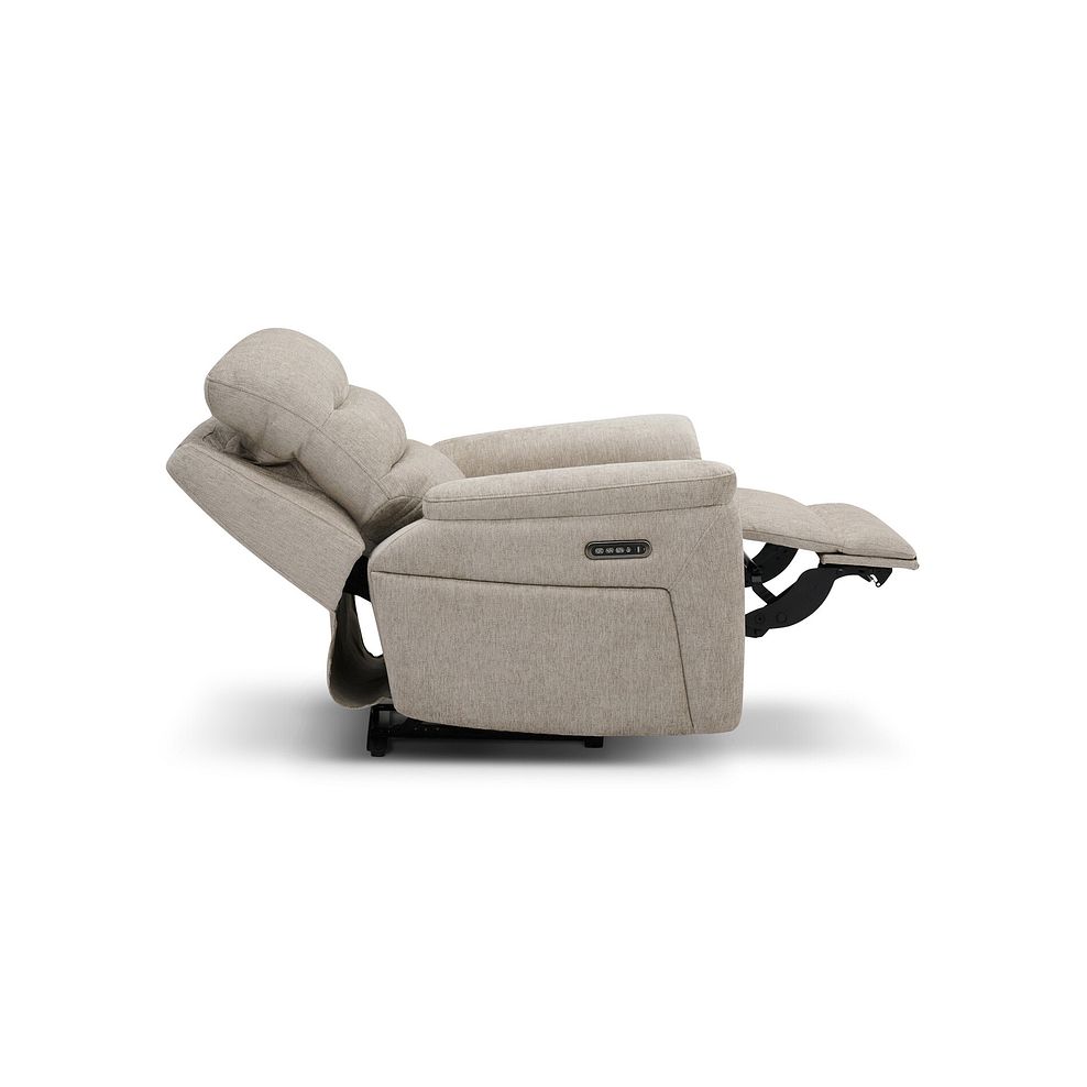 Jarrod Power Recliner Armchair with Adjustable Power Headrest and Lumbar Support in Darwin Mink Fabric 10