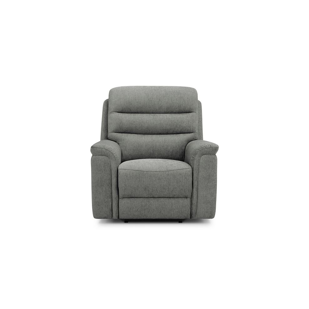 Jarrod Power Recliner Armchair with Adjustable Power Headrest and Lumbar Support in Darwin Mushroom Fabric 6