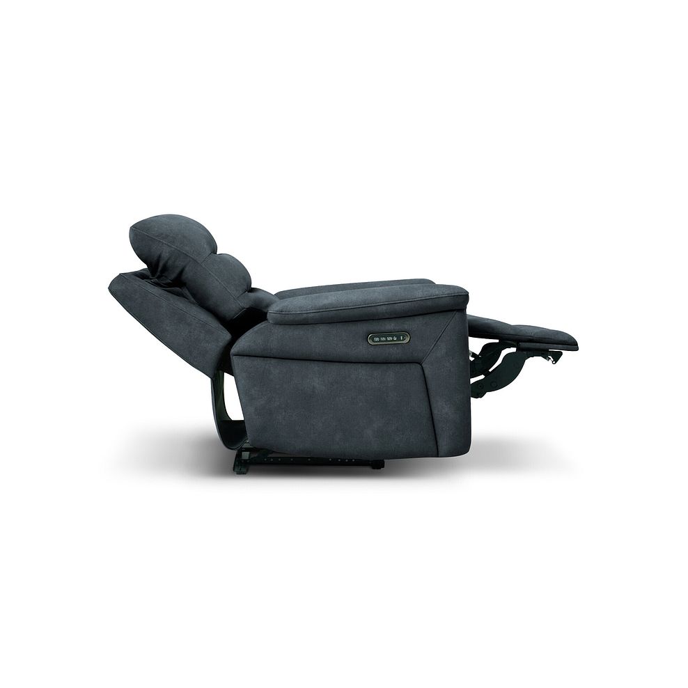 Jarrod Power Recliner Armchair with Adjustable Power Headrest and Lumbar Support in Dexter Shadow Fabric 7