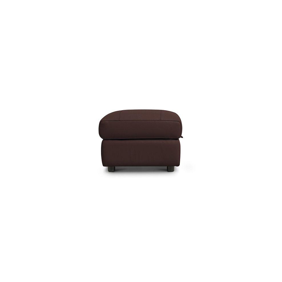 Jarrod Storage Footstool in Chestnut Leather 3
