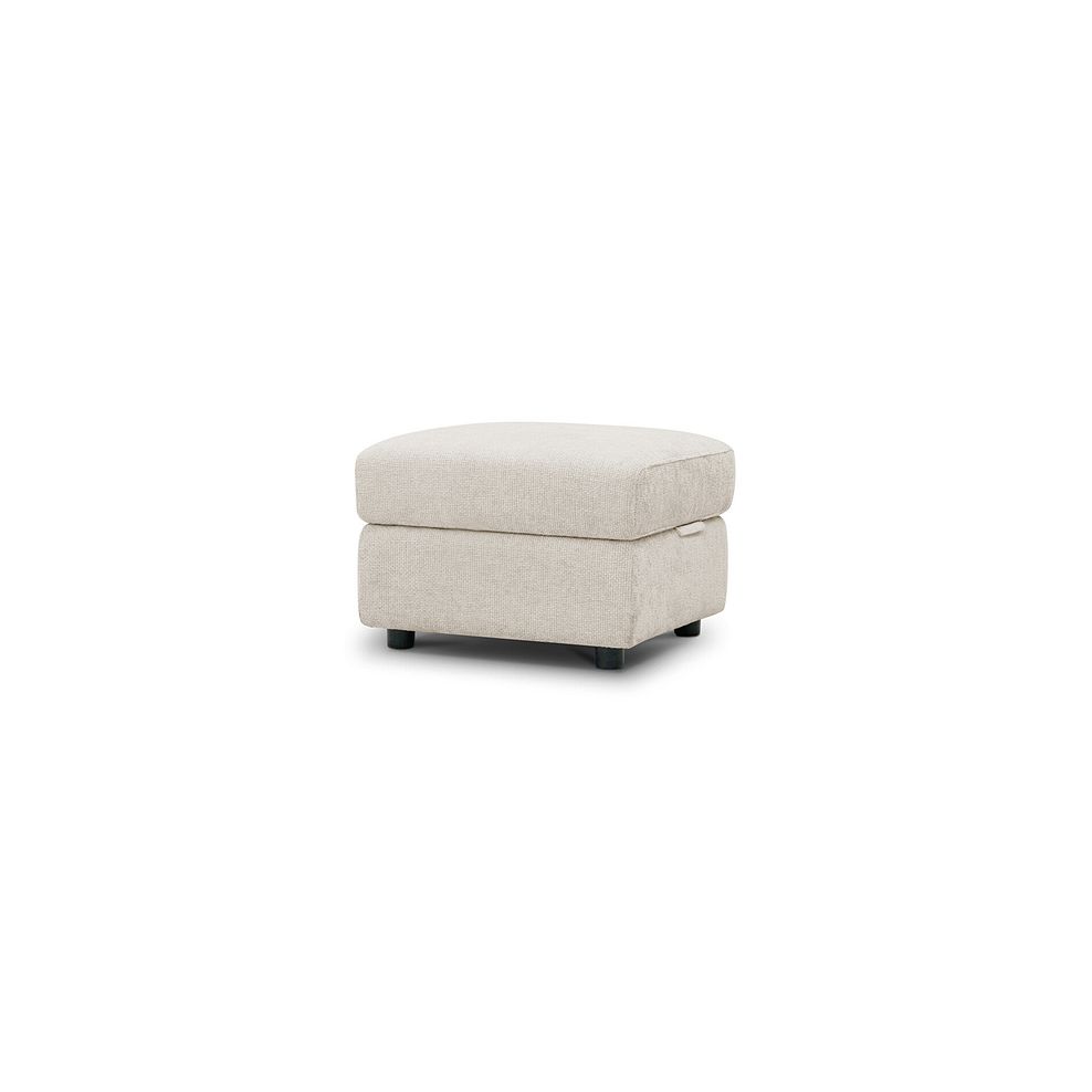 Jarrod Storage Footstool in Hopsack Natural Fabric 1