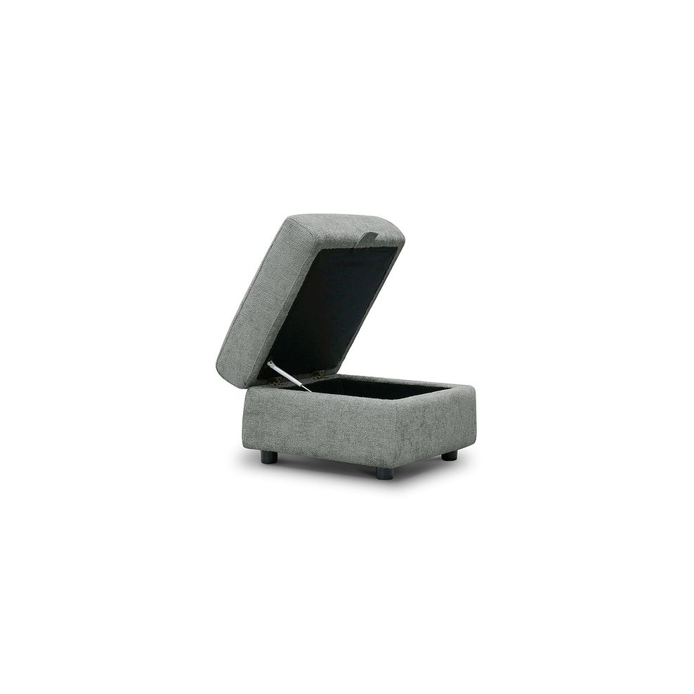 Jarrod Storage Footstool in Hopsack Platinum Fabric 2