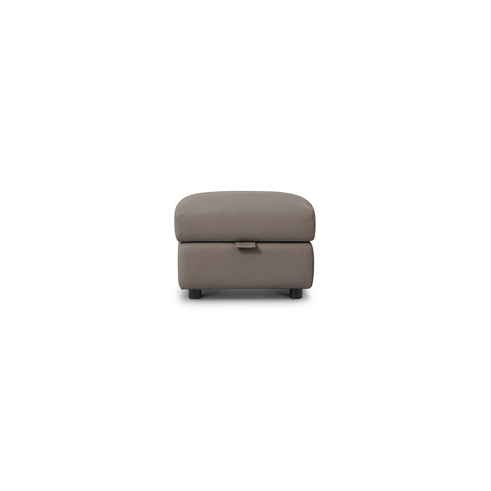 Jarrod Storage Footstool in Oyster Leather 4
