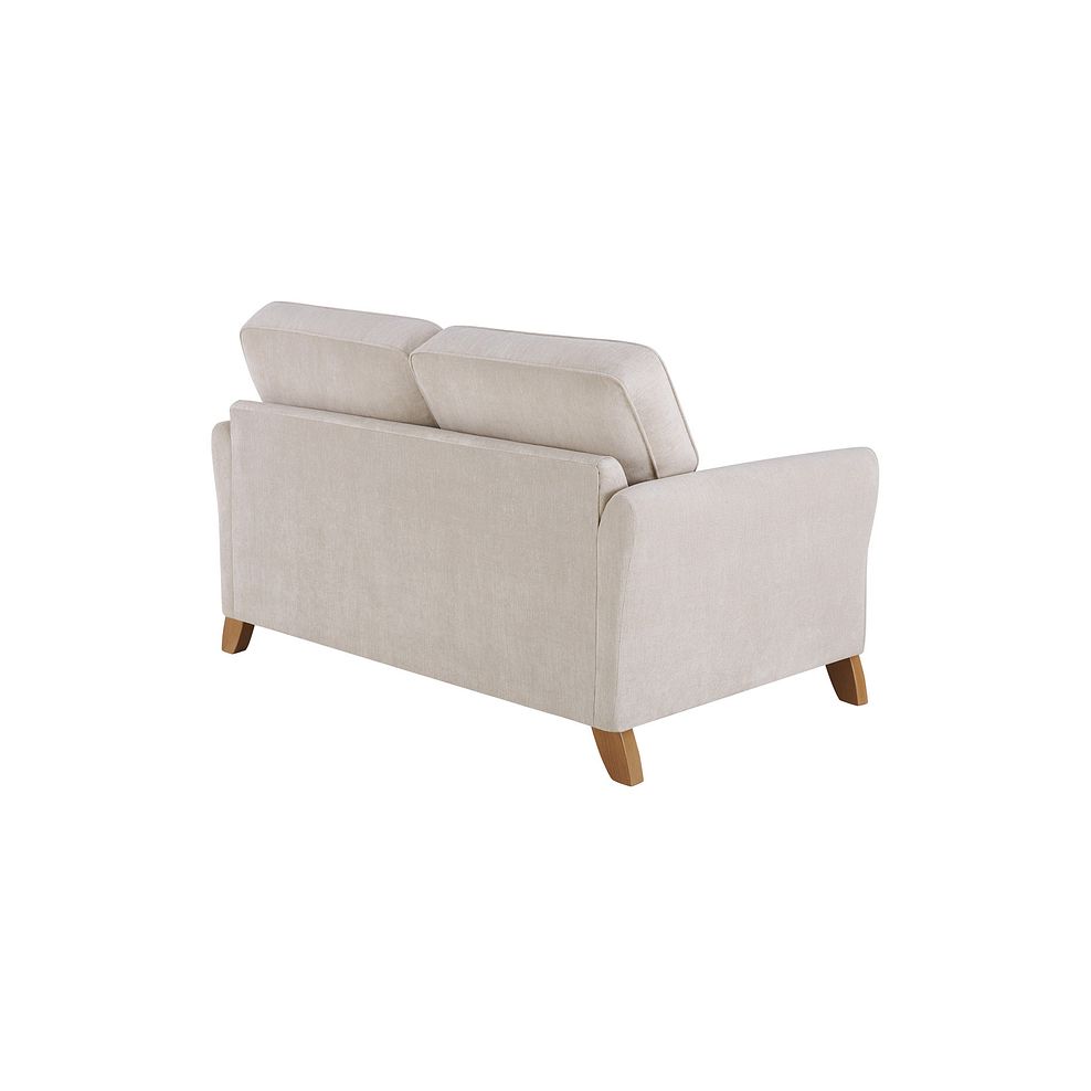 Jasmine 2 Seater Sofa in Campo Fabric - Linen with Khalifa Gold Scatters 3