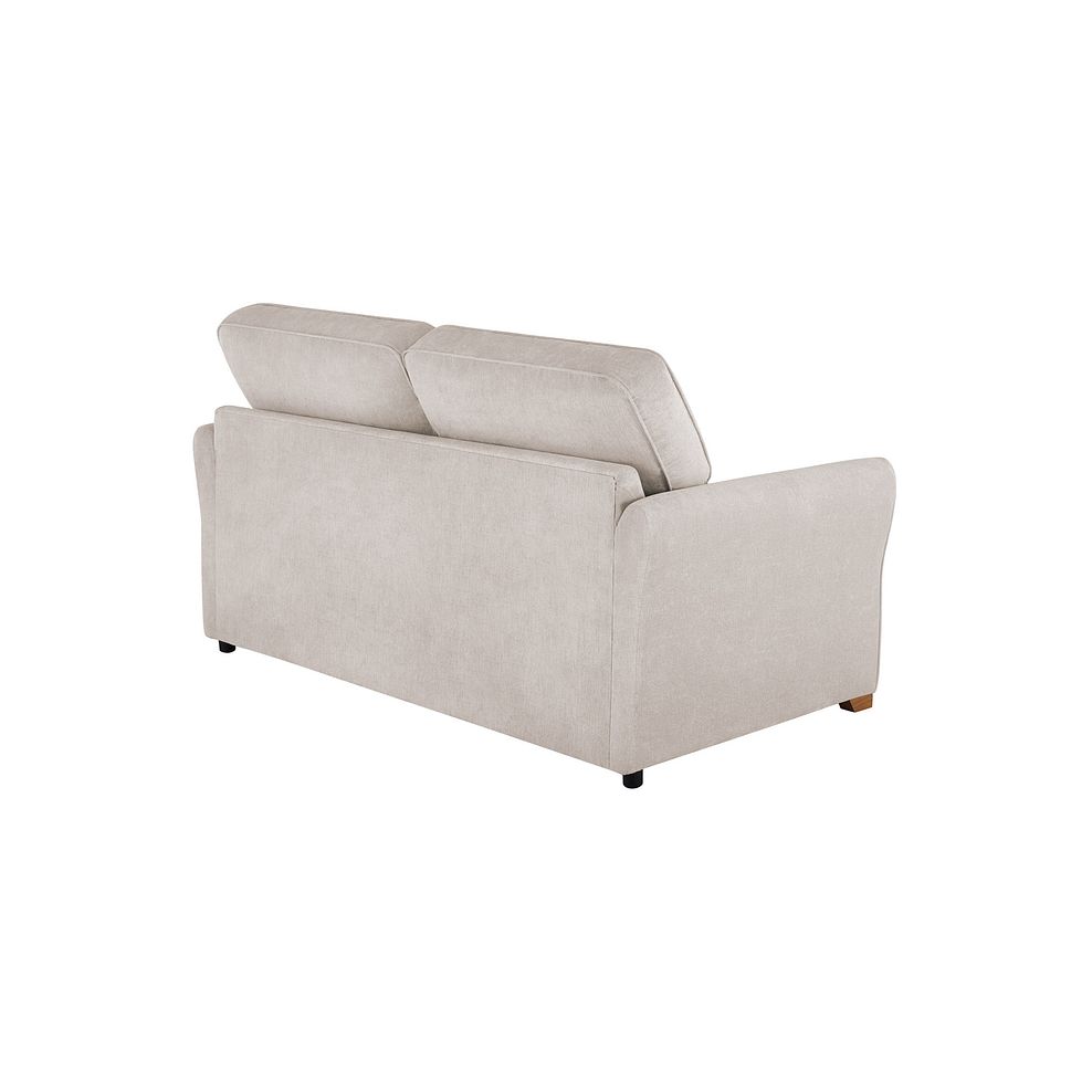Jasmine 3 Seater Sofa Bed with Deluxe Mattress in Campo Linen with Khalifa Gold Scatters 4